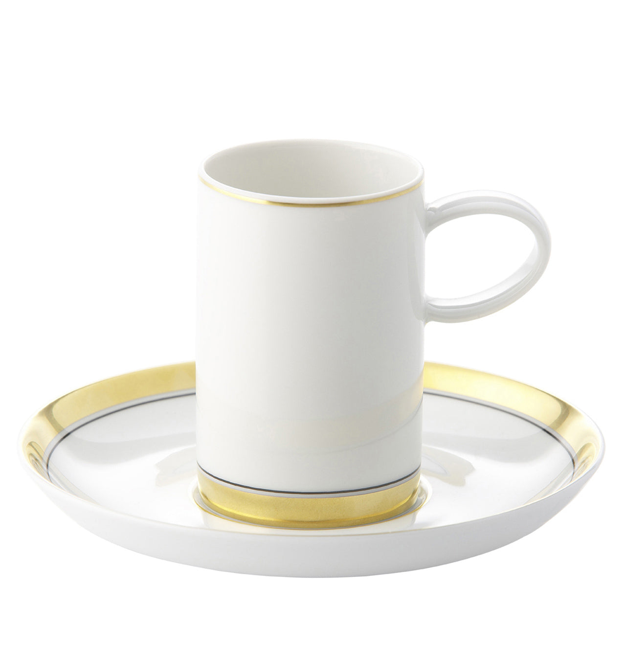 Domo Gold - COFFEE CUP &amp; SAUCER SET OF 4