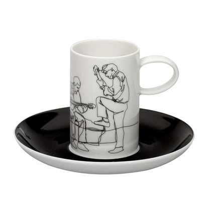 Fado Coffee Cups &amp; Saucers - Set of 4