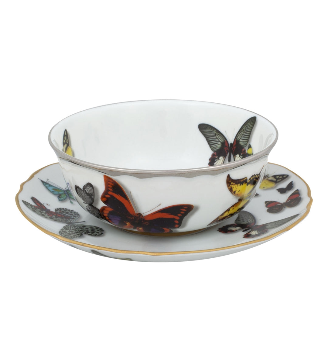 BUTTERFLY PARADE CONSOMME CUP & SAUCER