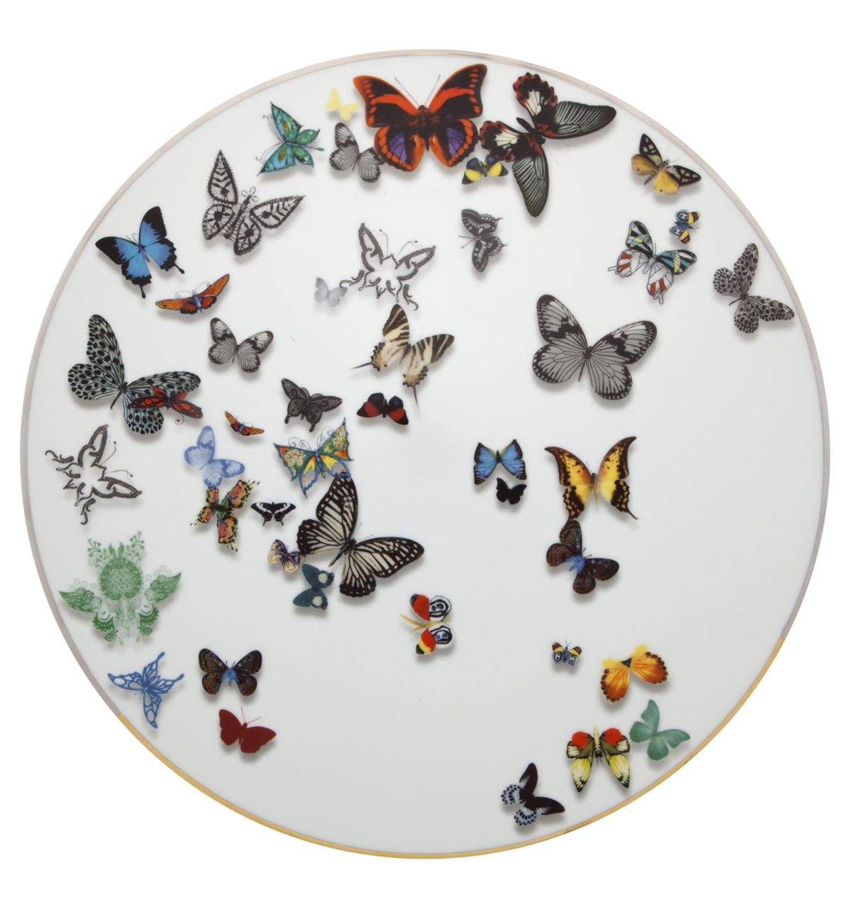 BUTTERFLY PARADE CHARGER PLATE