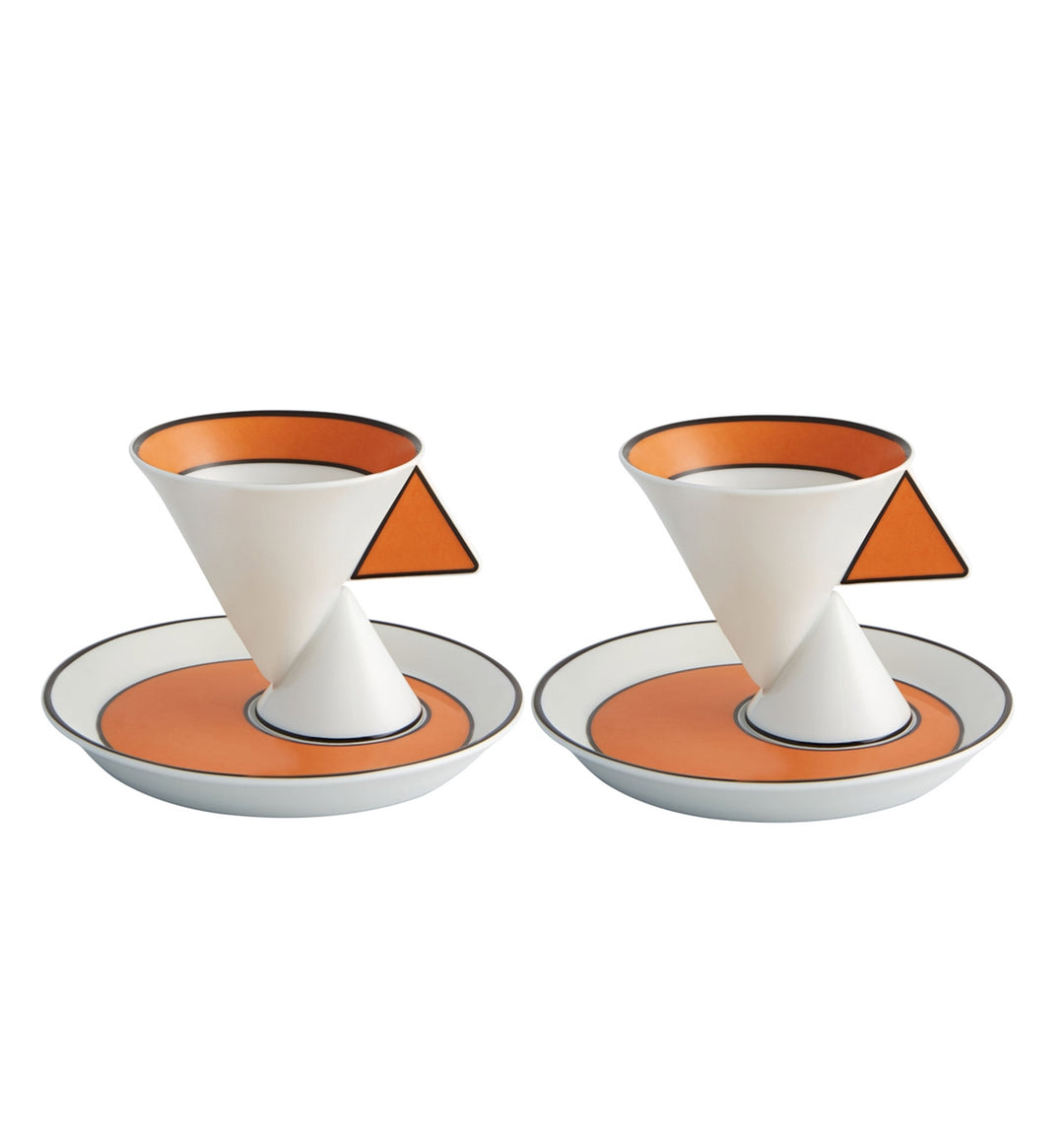 Jazz Set Of 2 Coffee Cups and Saucer
