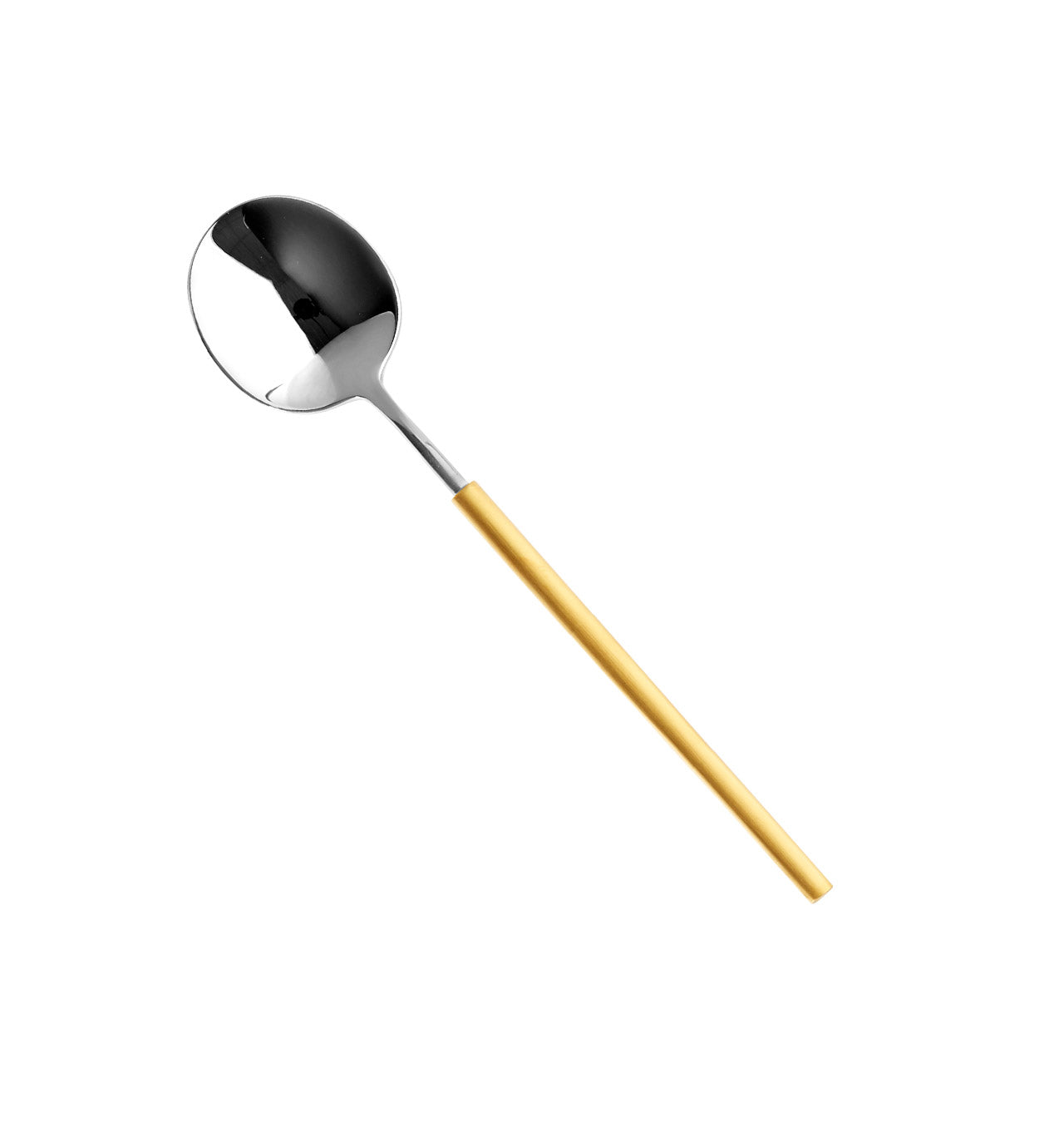 DOMO MATT GOLD HANDLE - TEA SPOON