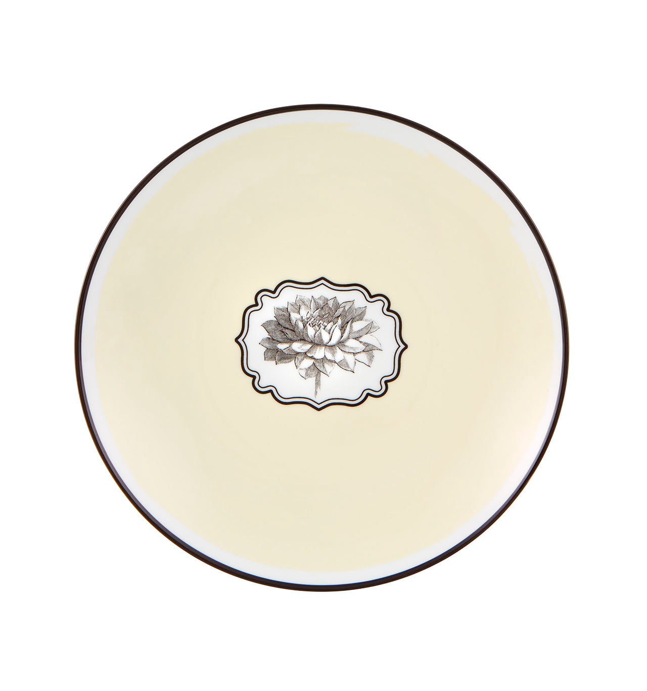 HERBARIAE DESSERT PLATE YELLOW