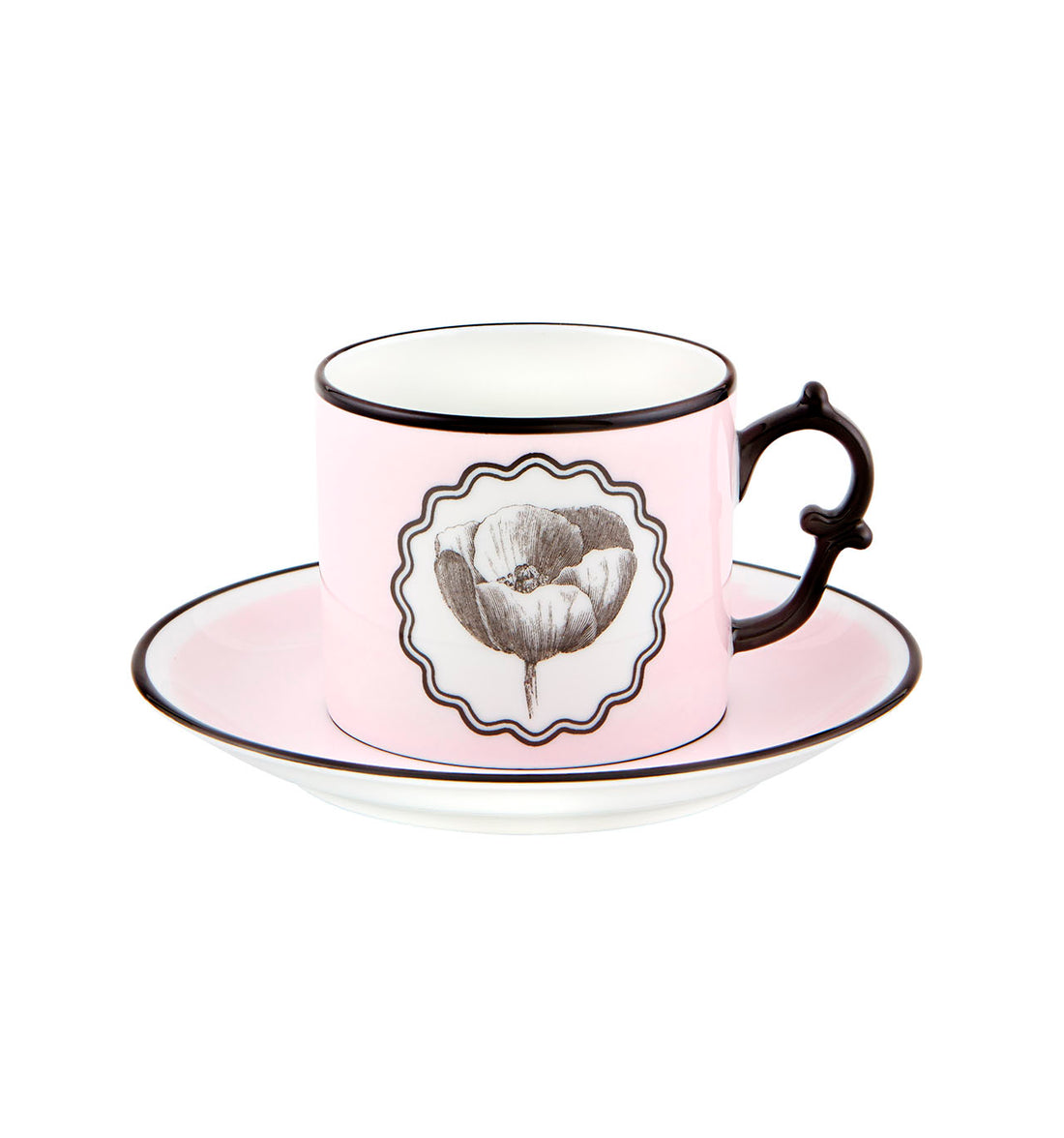 HERBARIAE TEA CUP AND SAUCER PINK