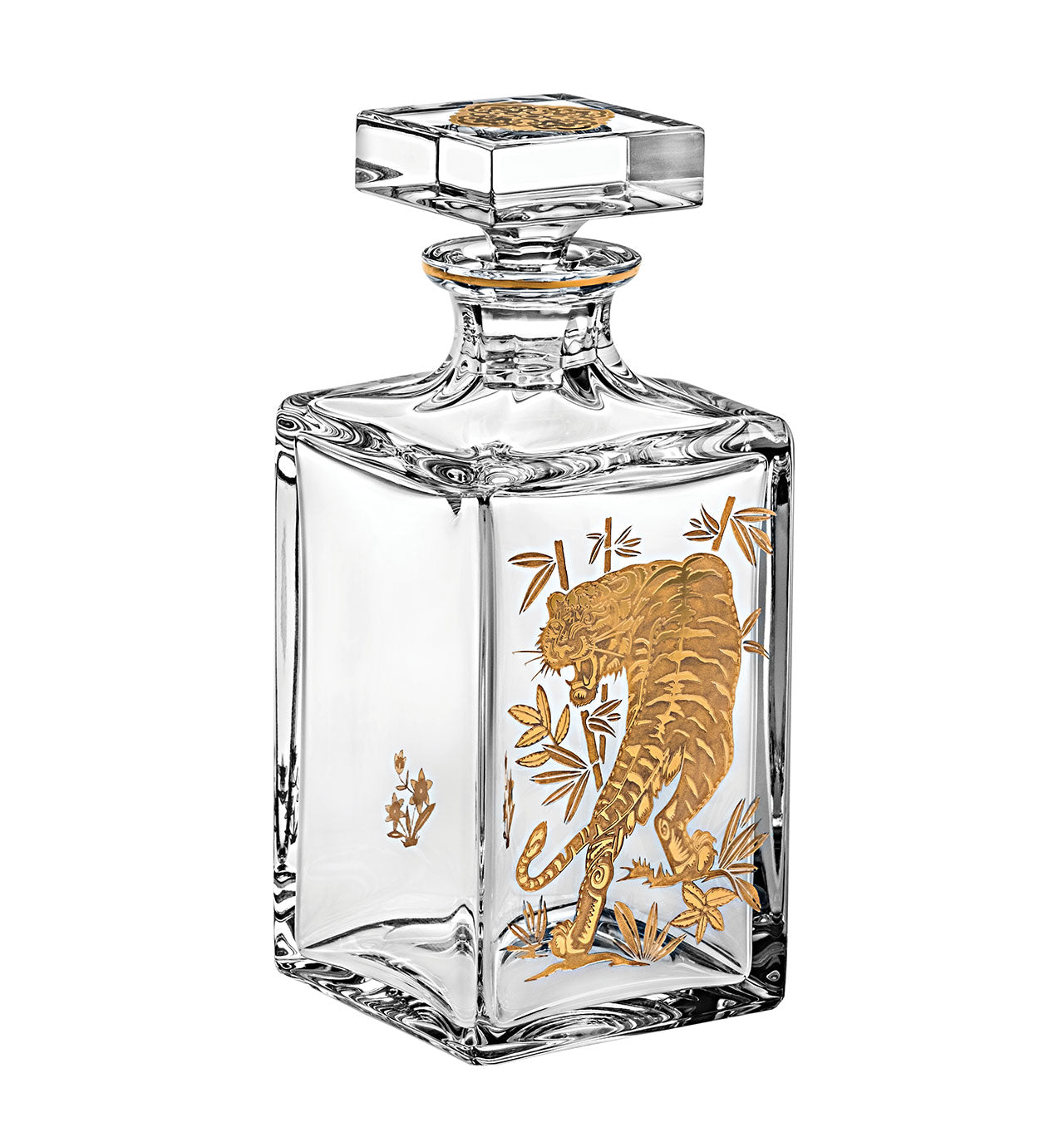 Gold Tiger Whisky Decanter