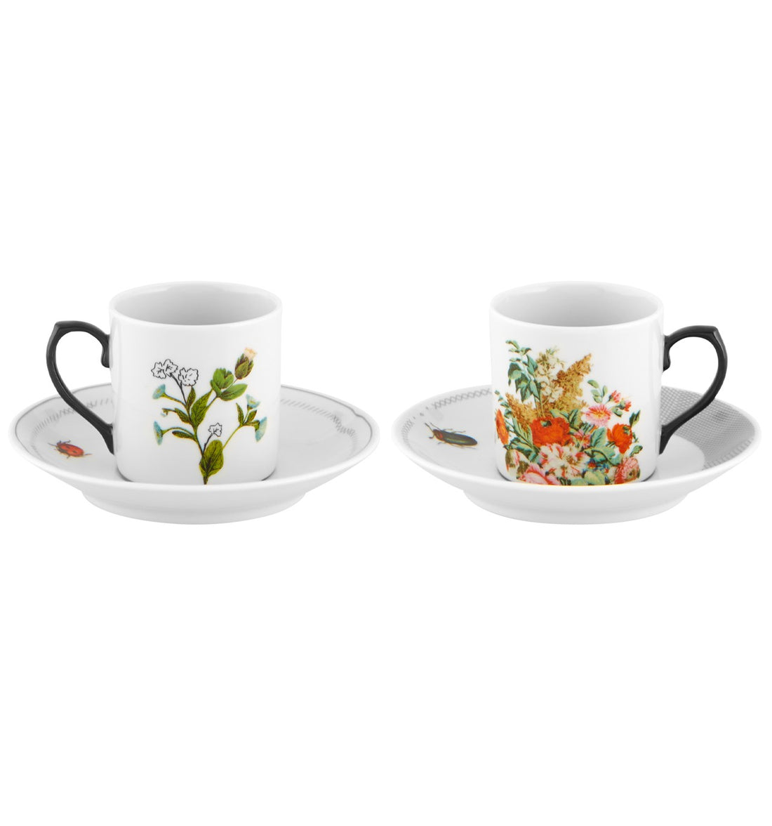 Petites Histoires Set Of 2 Coffee Cup &amp; Saucer