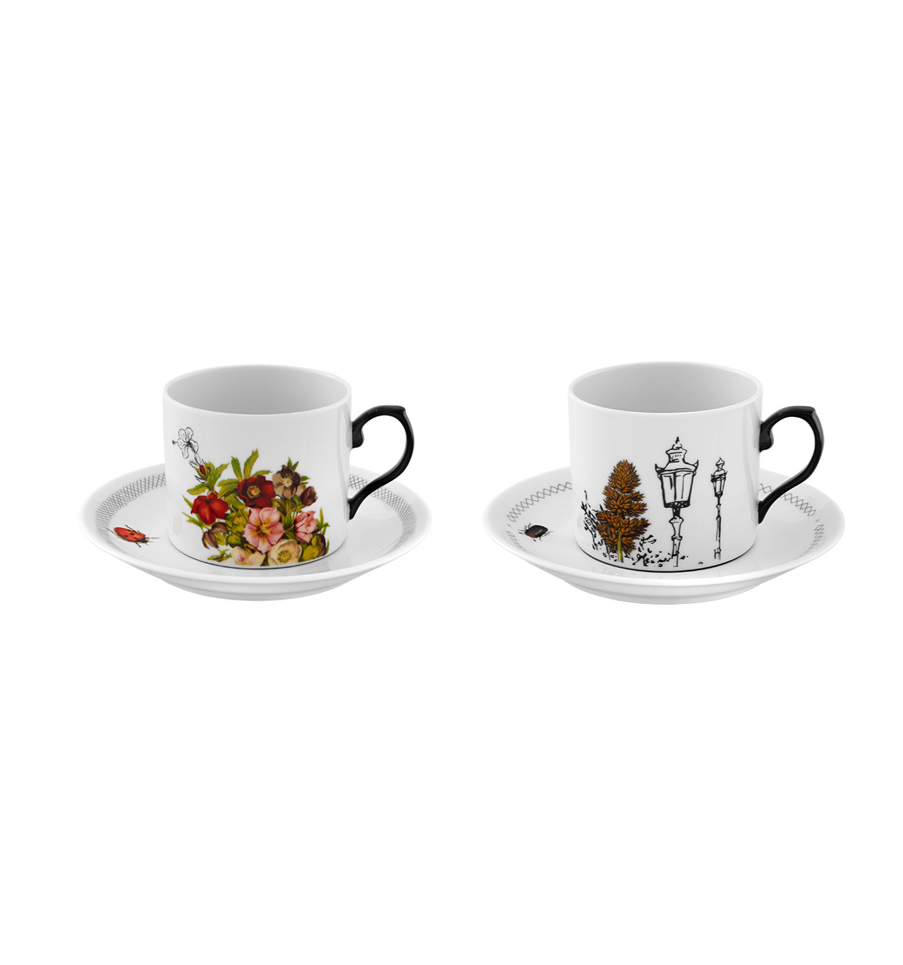 Petites Histoires Set of 2 Tea Cup &amp; Saucer