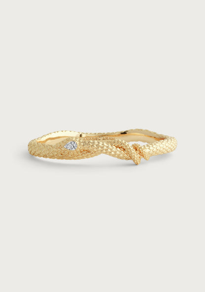 Serpent Hinged Bangle