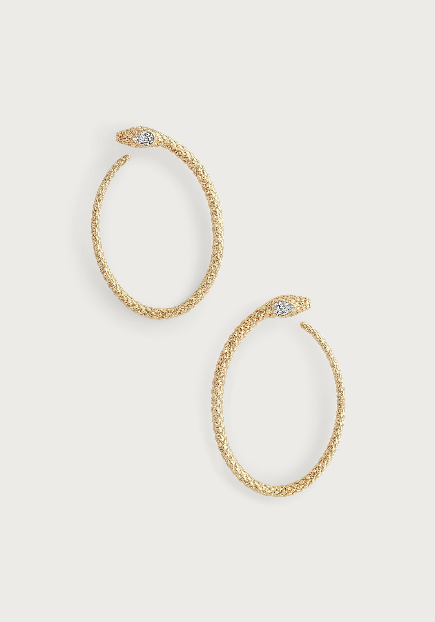 Serpent Hoop Earrings