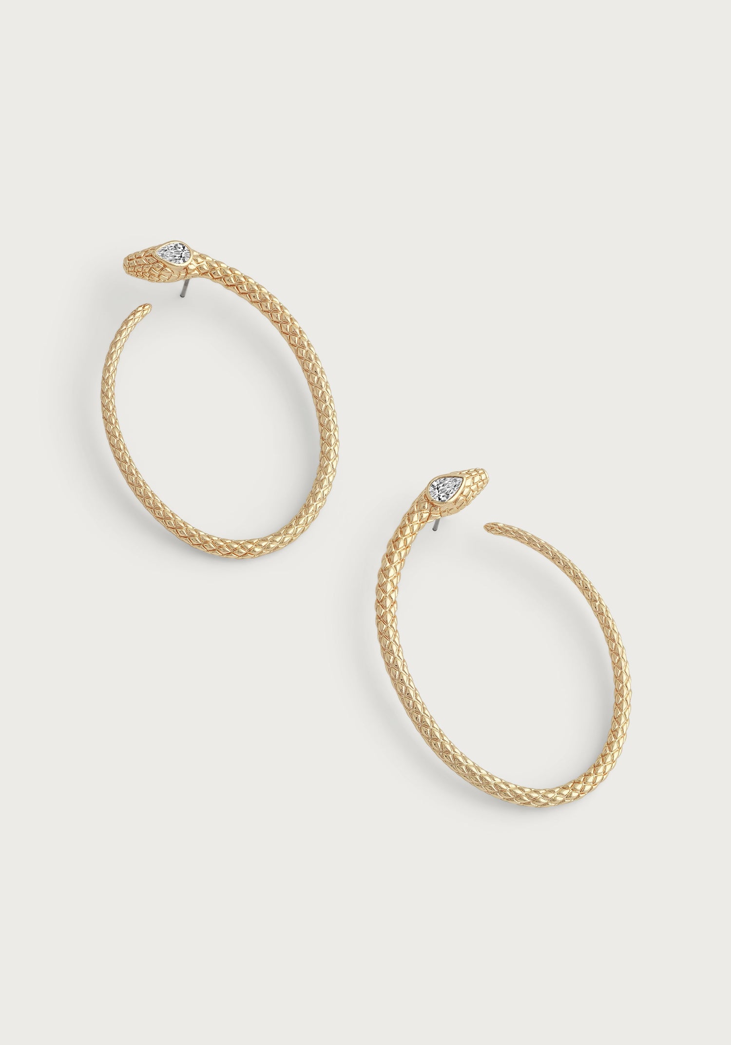 Serpent Hoop Earrings