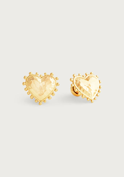 Heart Stud Earrings