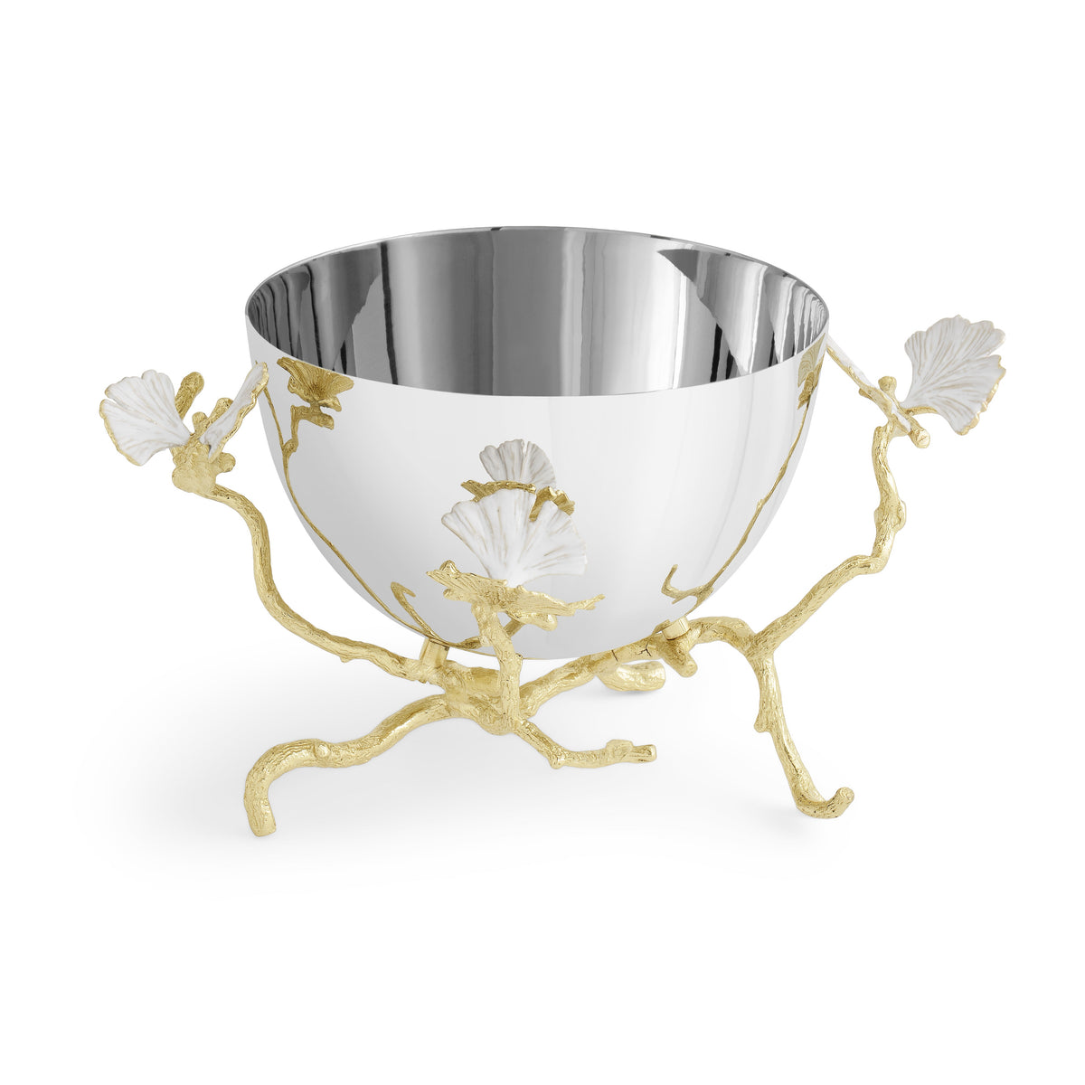 Butterfly Ginkgo Gold Bowl - Small