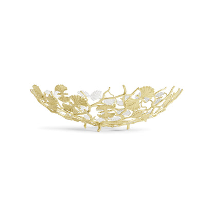 Butterfly Ginkgo Gold Centerpiece Platter