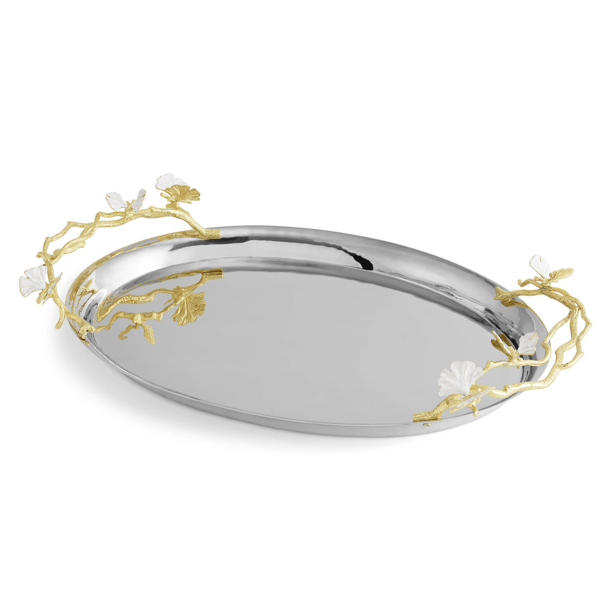 Butterfly Ginkgo Gold Tray - Large