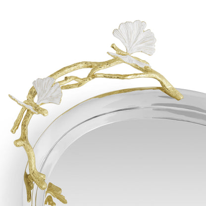 Butterfly Ginkgo Gold Tray - Medium