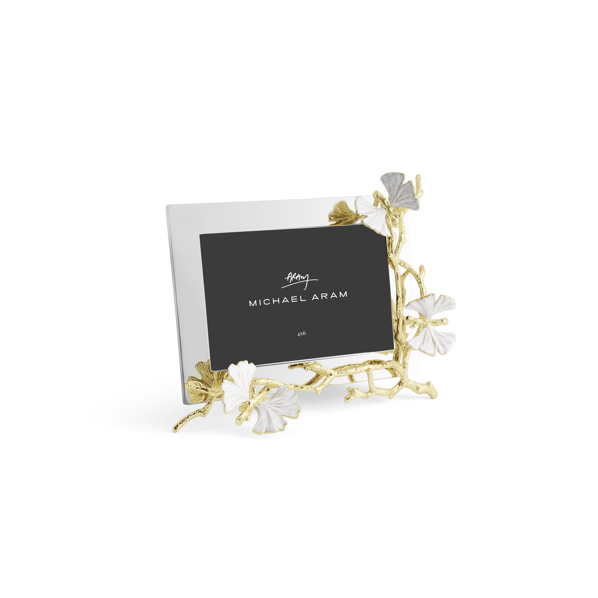 Butterfly Ginkgo Gold Reflective Frame - 4x6