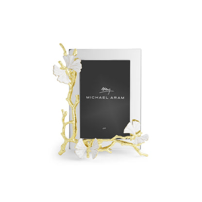 Butterfly Ginkgo Gold Reflective Frame - 4x6