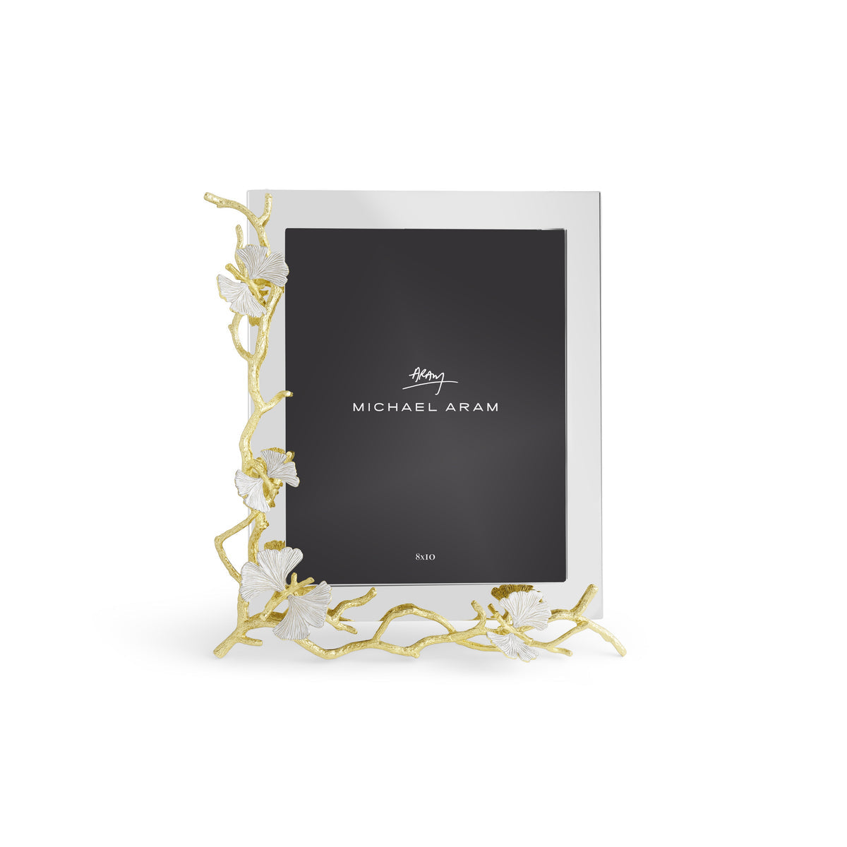 Butterfly Ginkgo Gold Reflective Frame - 8x10