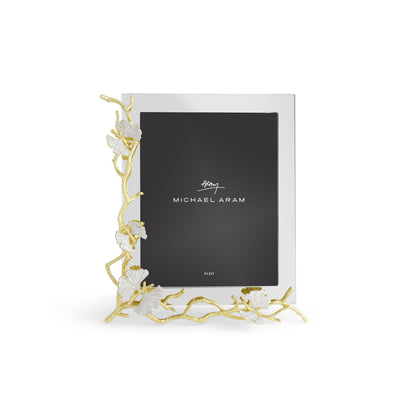 Butterfly Ginkgo Gold Reflective Frame - 8x10