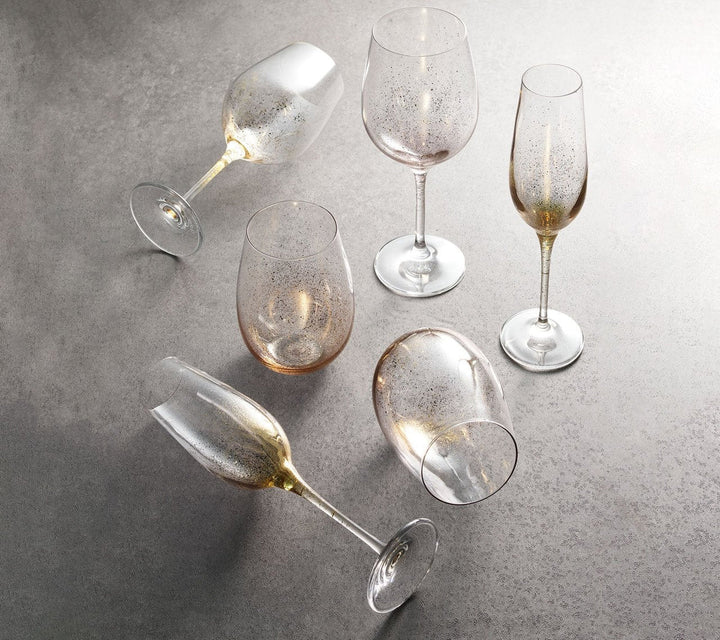 Orion Wine Glass in Gold Set Of 4