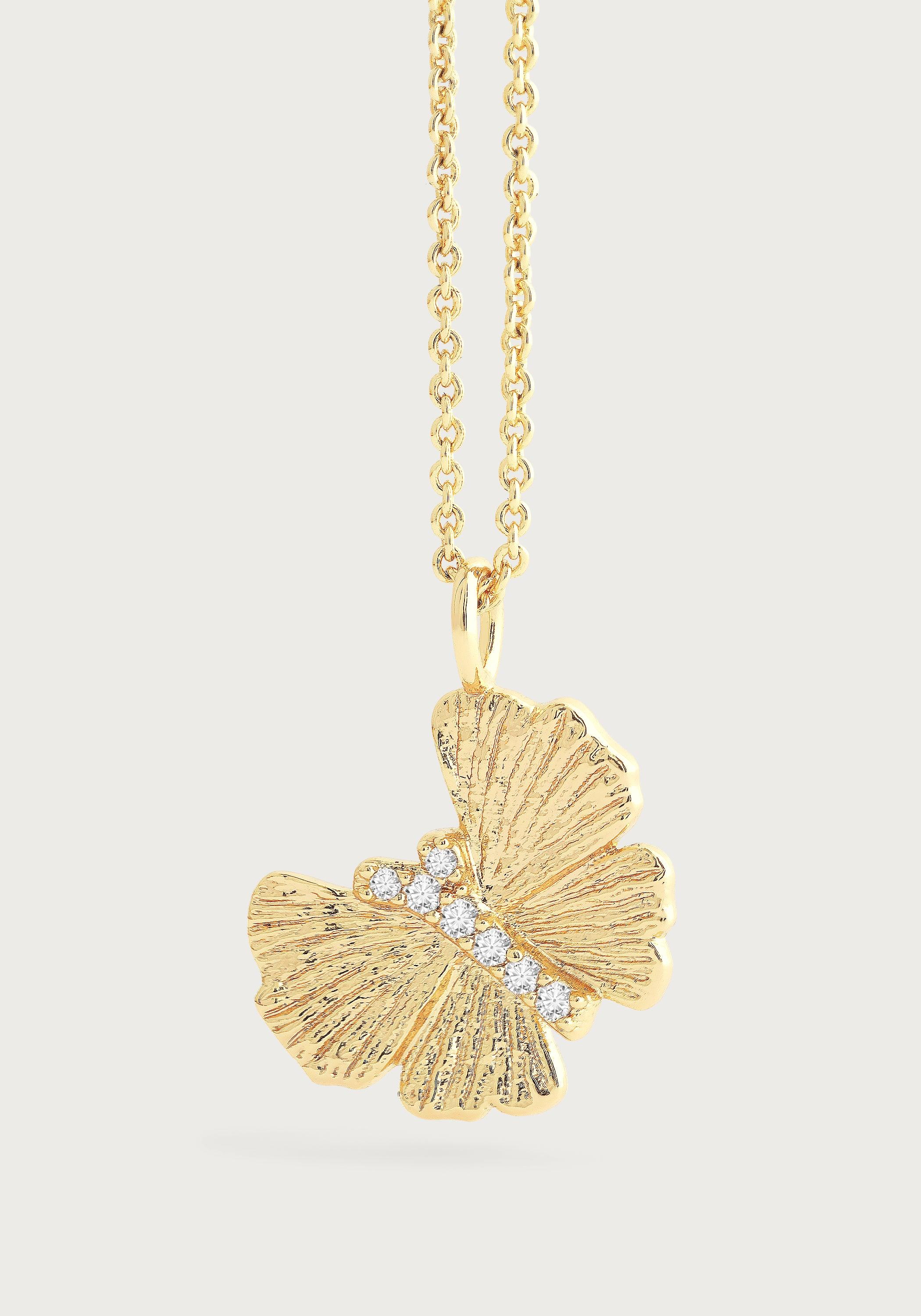 Butterfly Gold Necklace