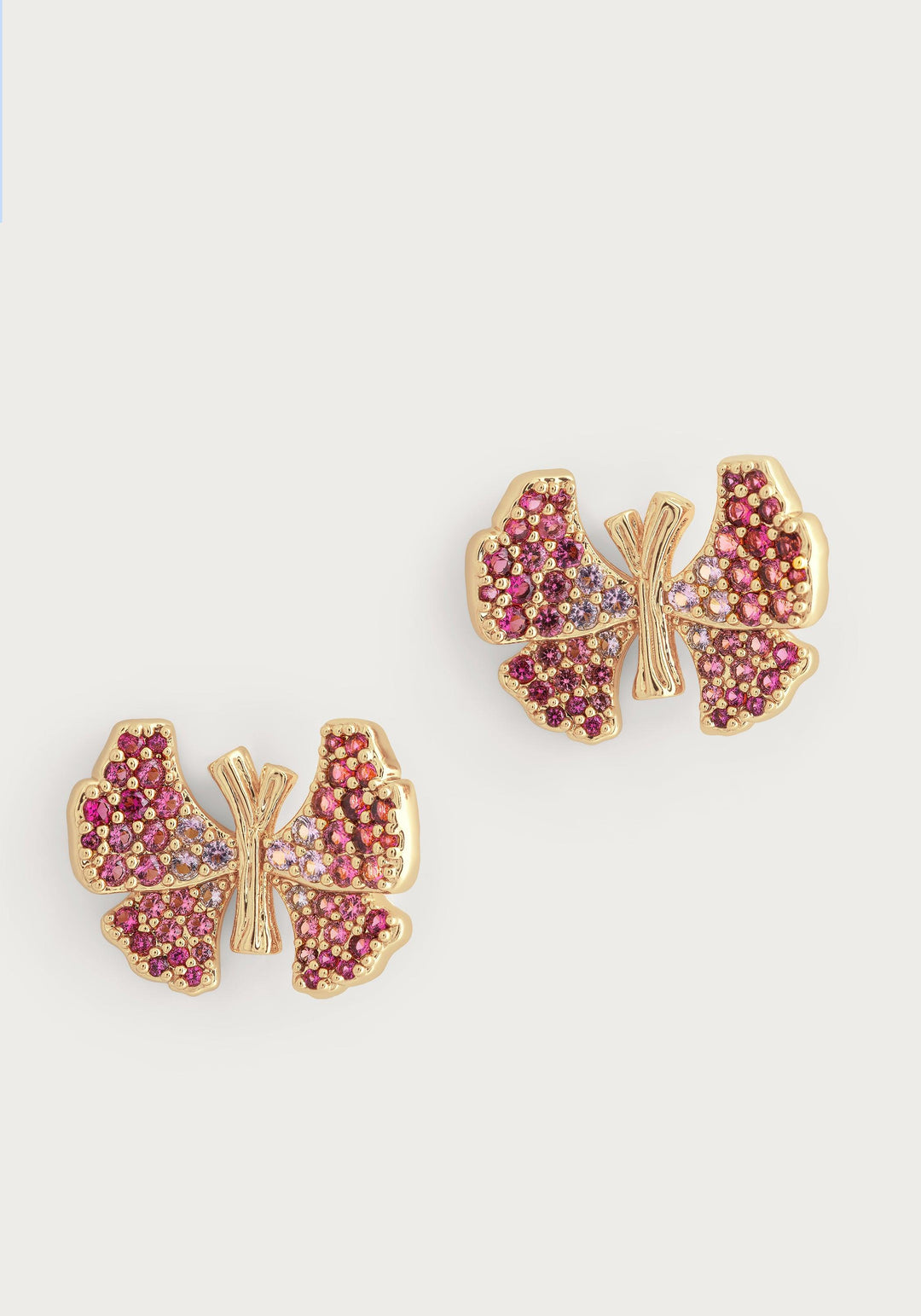 Butterfly Stud Pavé Earrings