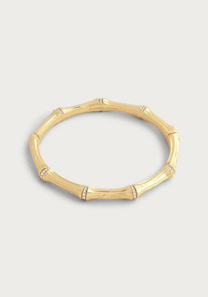 Bamboo Hinged Bangle