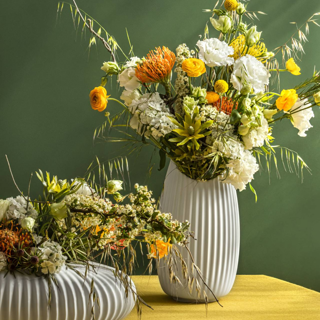 Shell White Centerpiece