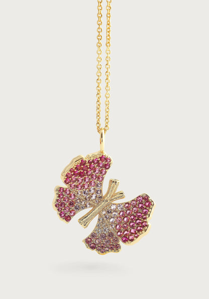 Butterfly Pavé Necklace