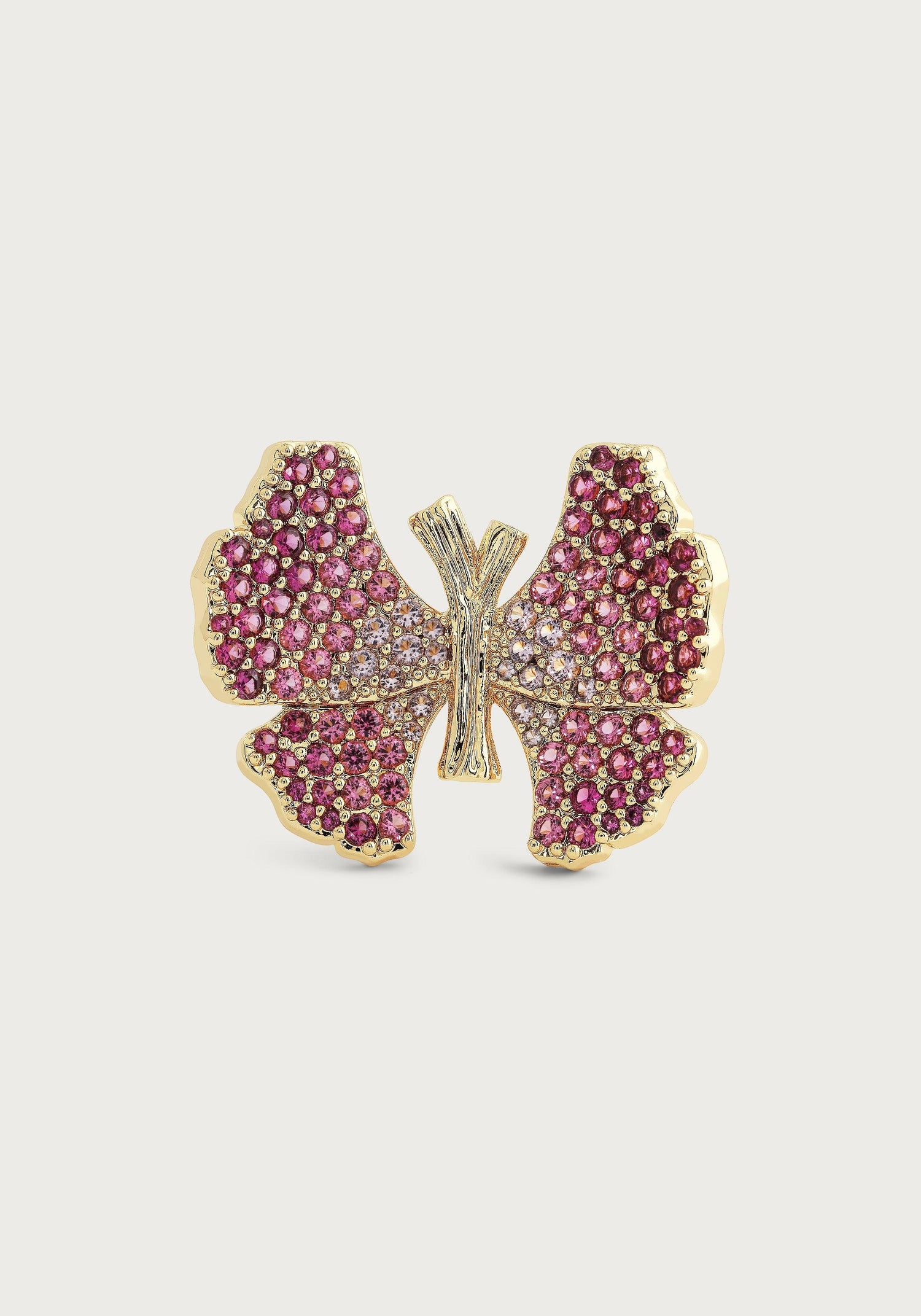 Butterfly Pavé Ring