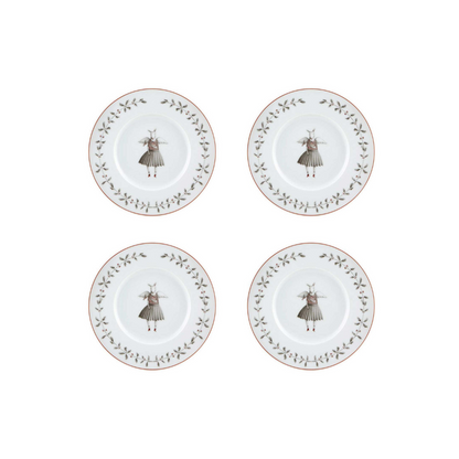 Nöel Bread &amp; Butter Plate Set Of 4