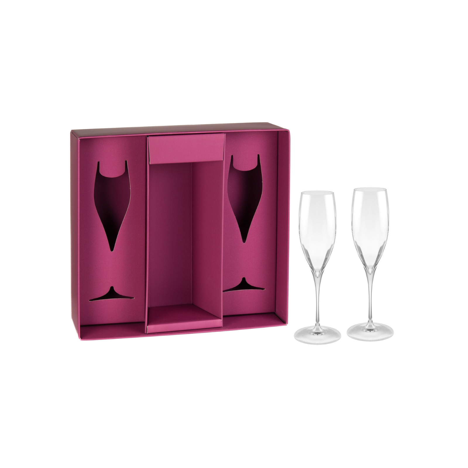 Set Of 2 Flutes Gift Box