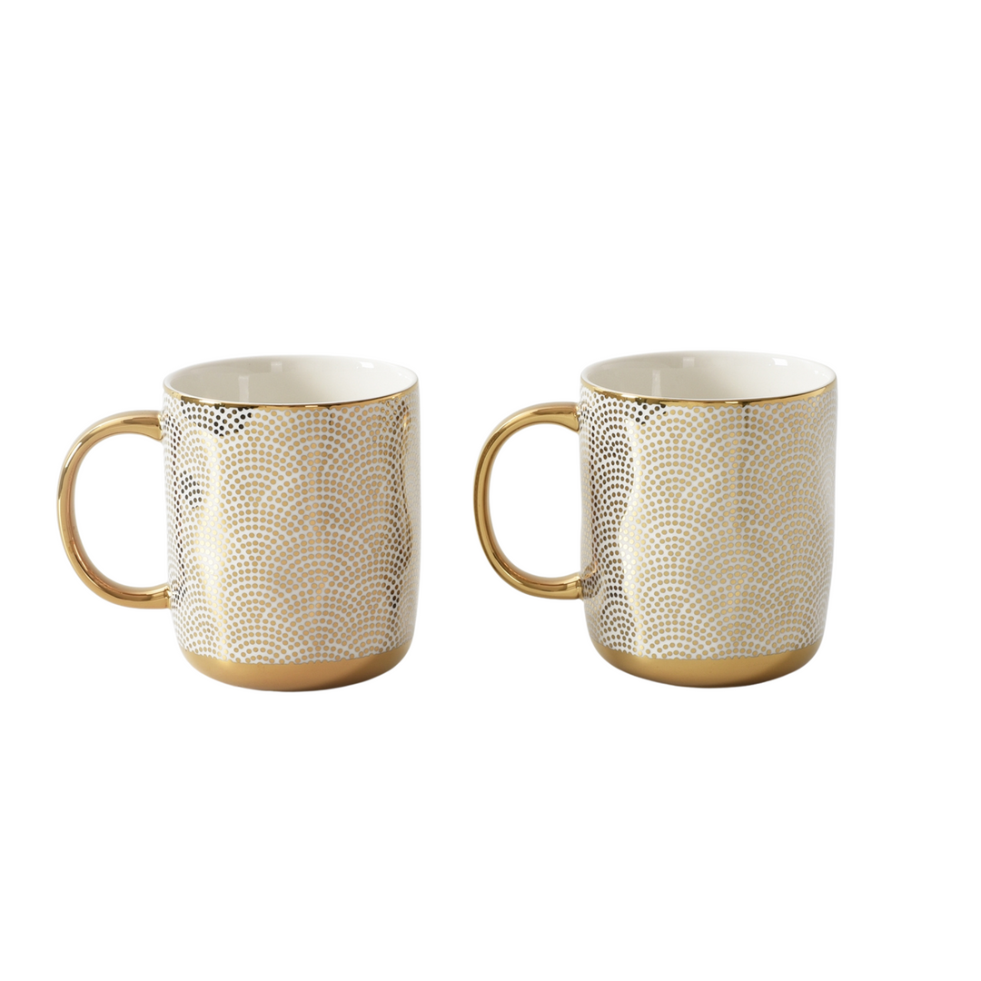 Set of 2 Dotted Mugs