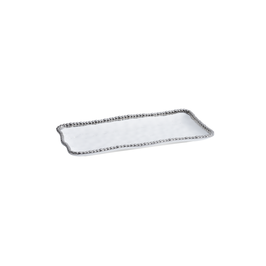 Medium Rectangular Tray Silver