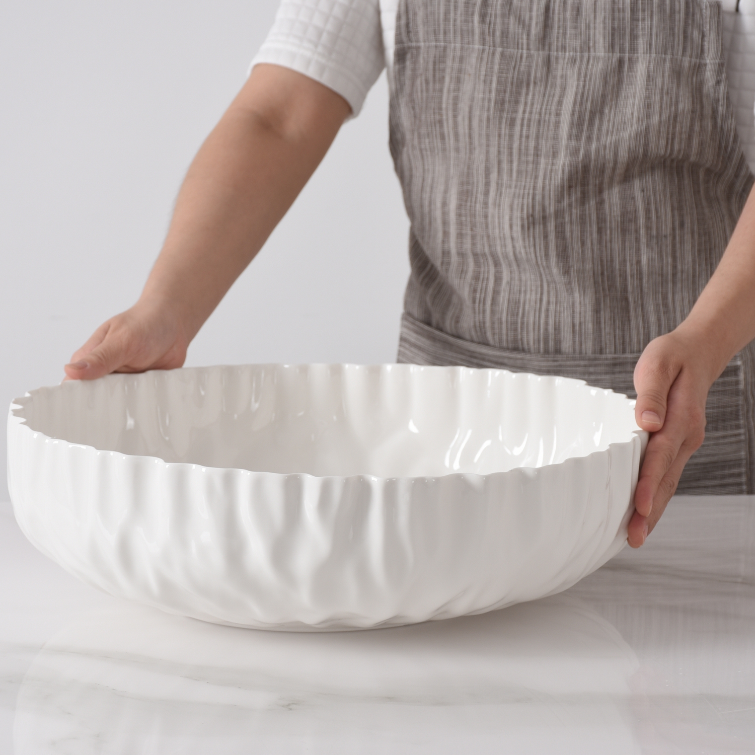 Extra Large Shallow Bowl