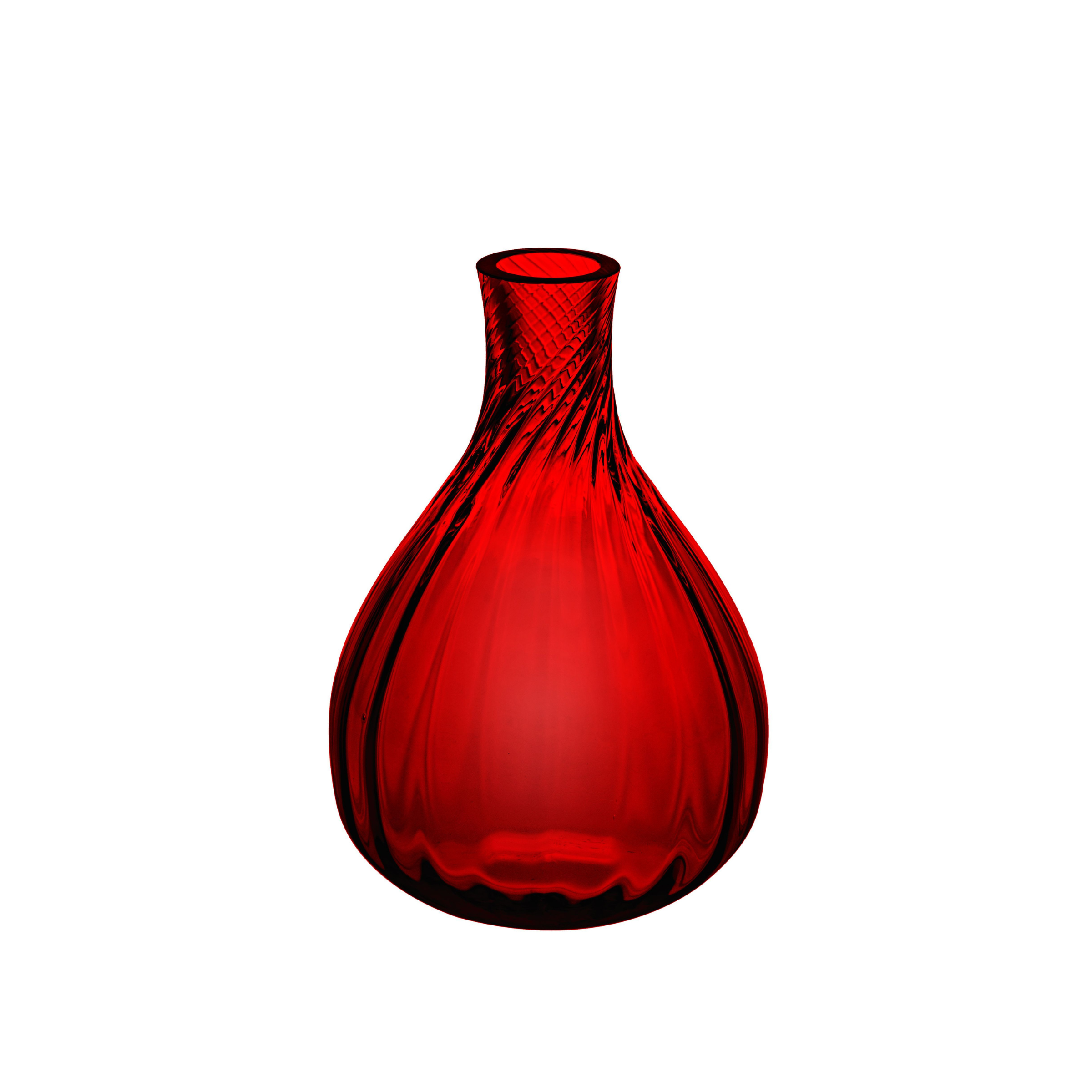 Small Bud Vase Red