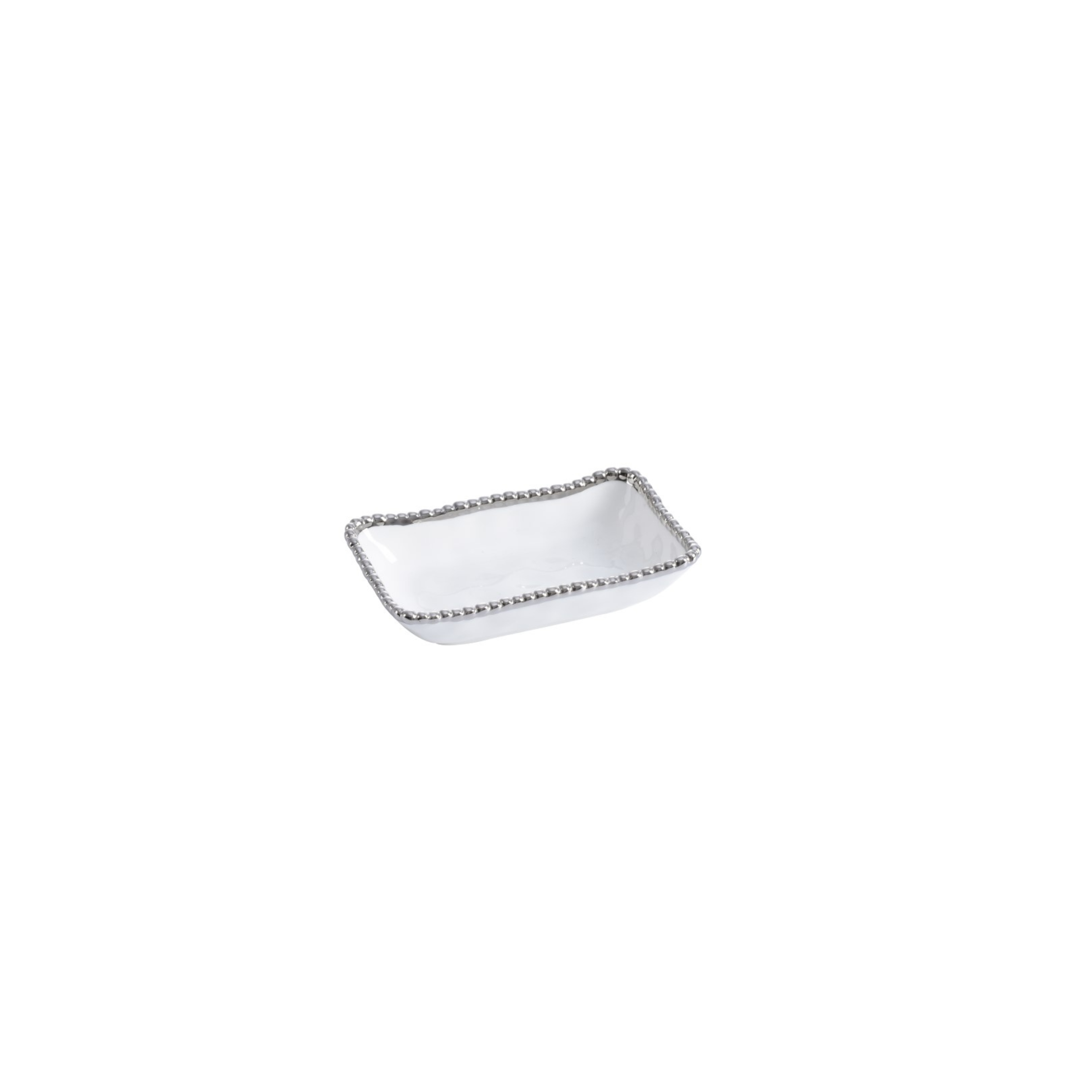 Rectangular Small Dish Silver