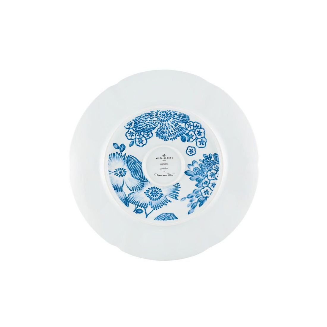 Coralina Blue Dessert Plate