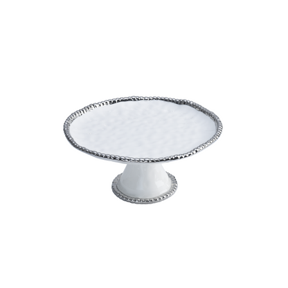 Round Cake Stand Silver