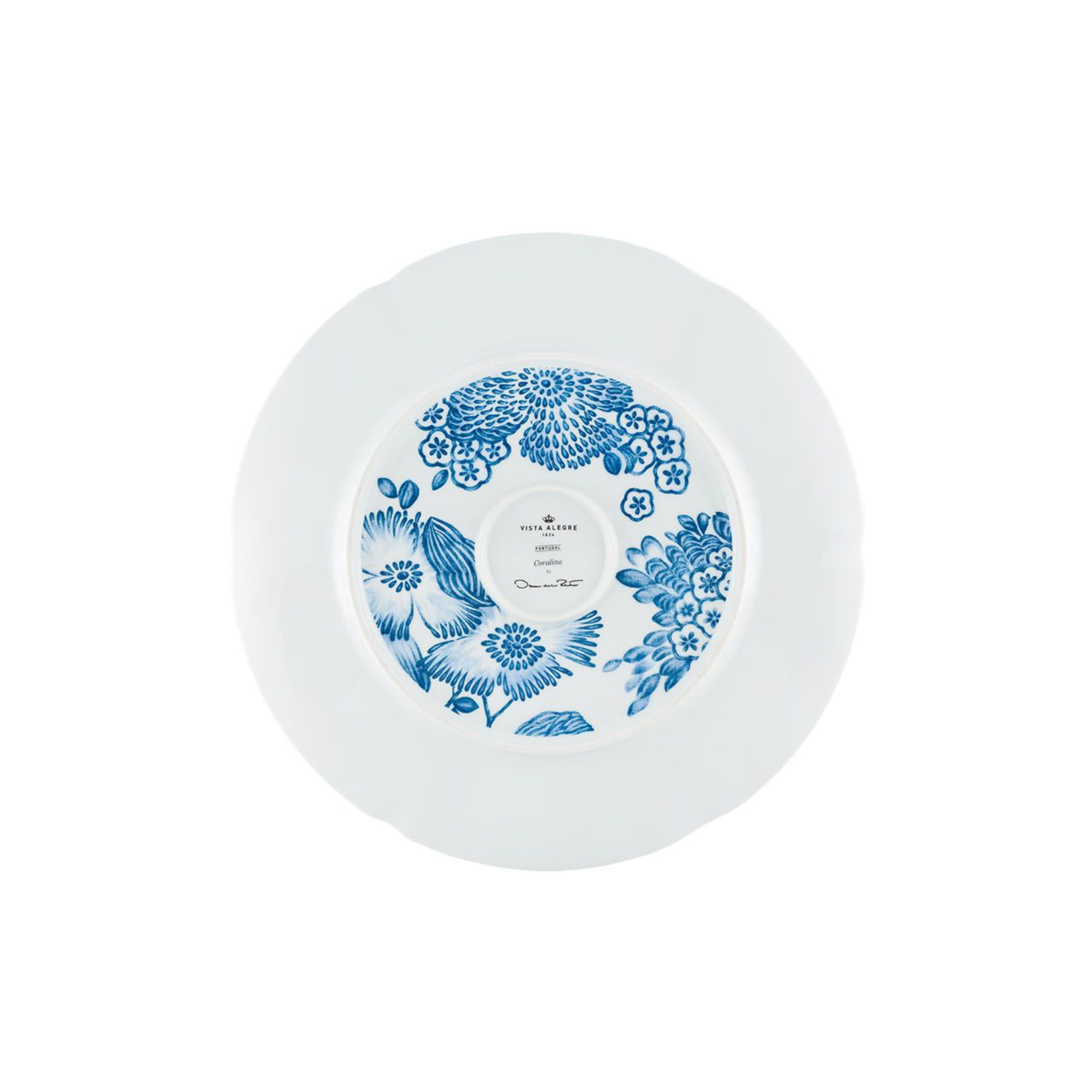 Coralina Blue Charger Plate