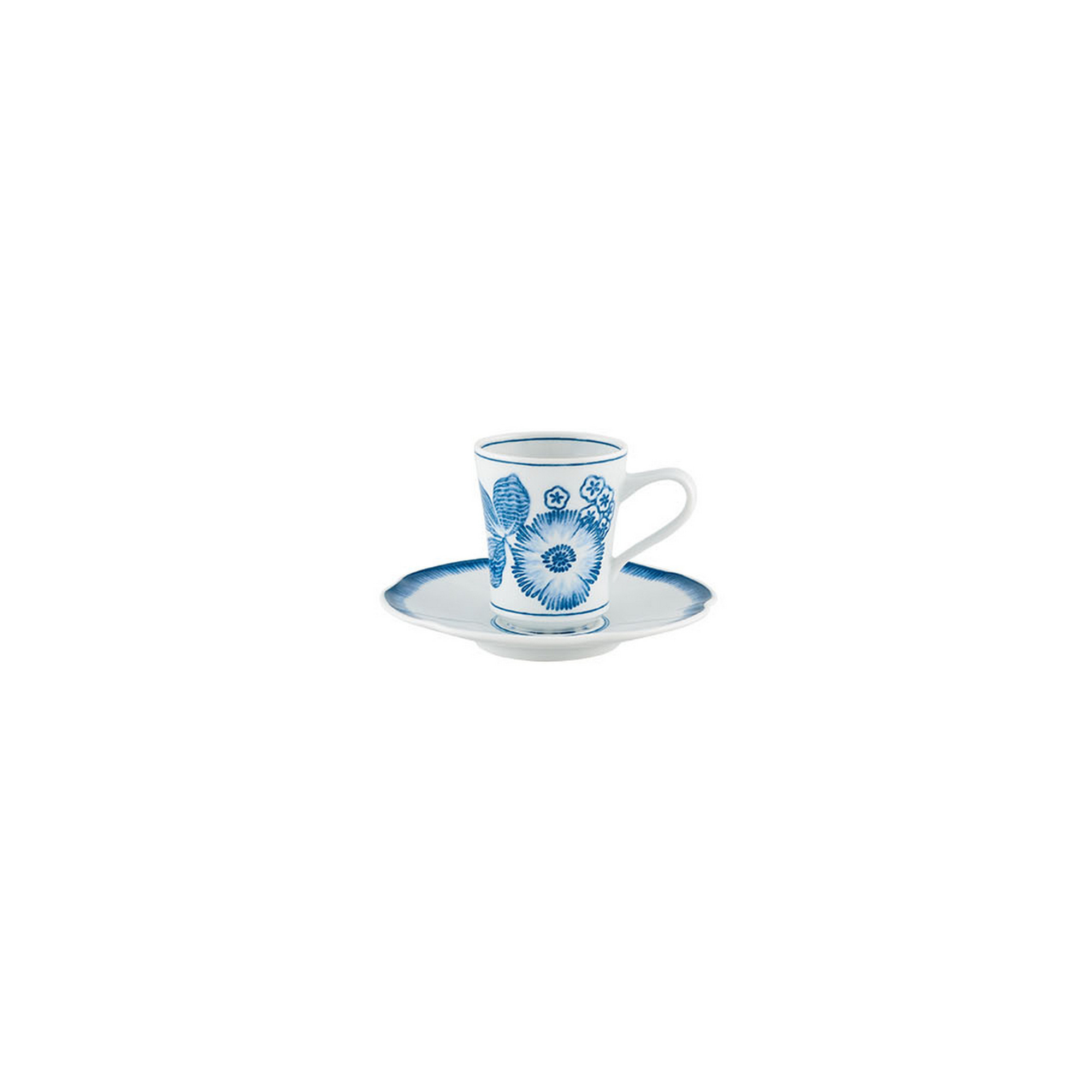 Coralina Blue – Coffee Cup &amp; Saucer