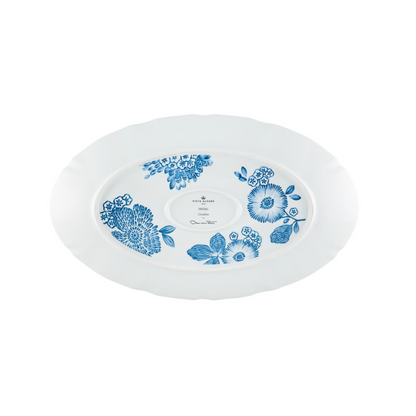 Coralina Blue – Large Oval Platter