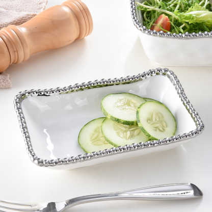 Rectangular Small Dish Silver