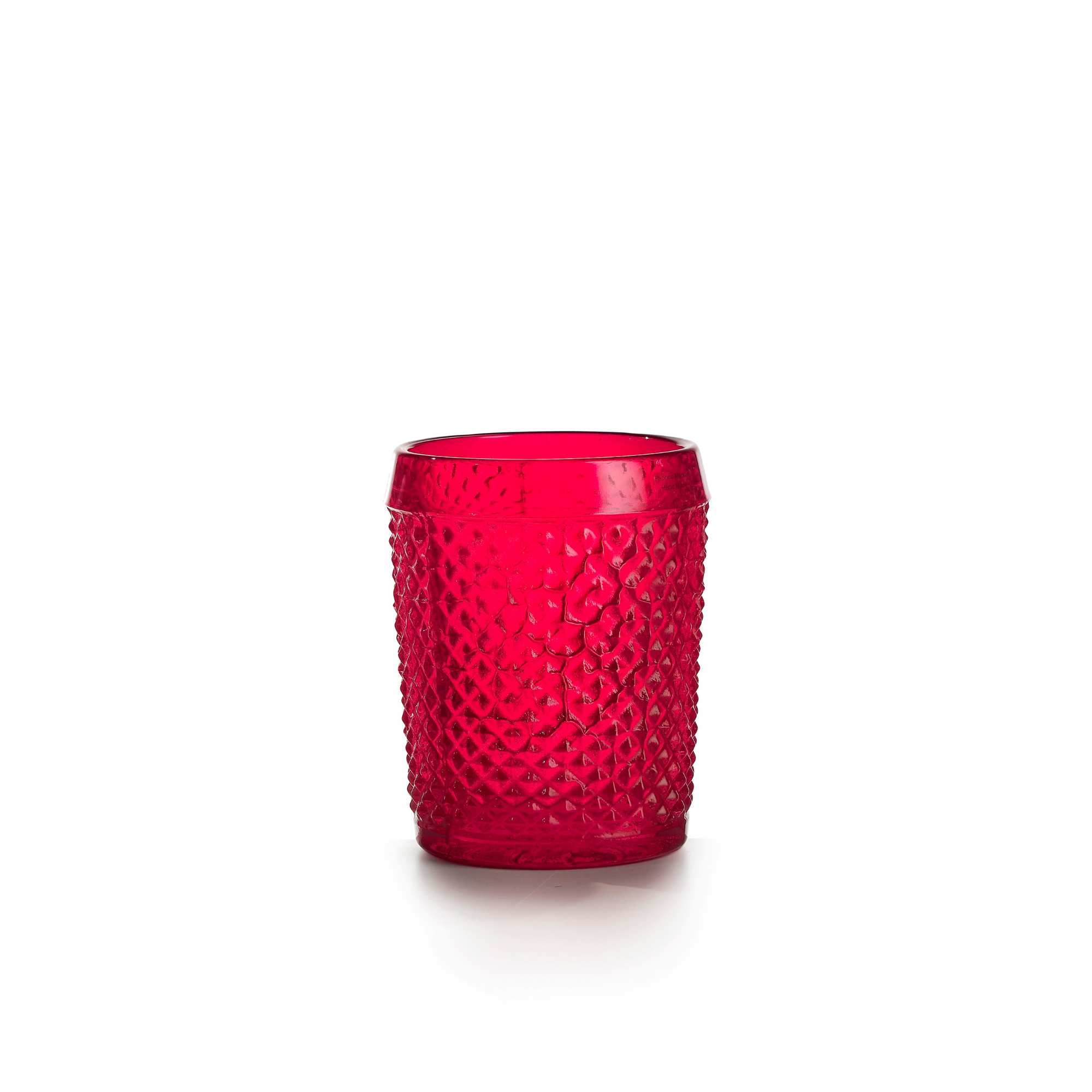 BICOS VERMELHO SET WITH 4 OLD FASHION RED