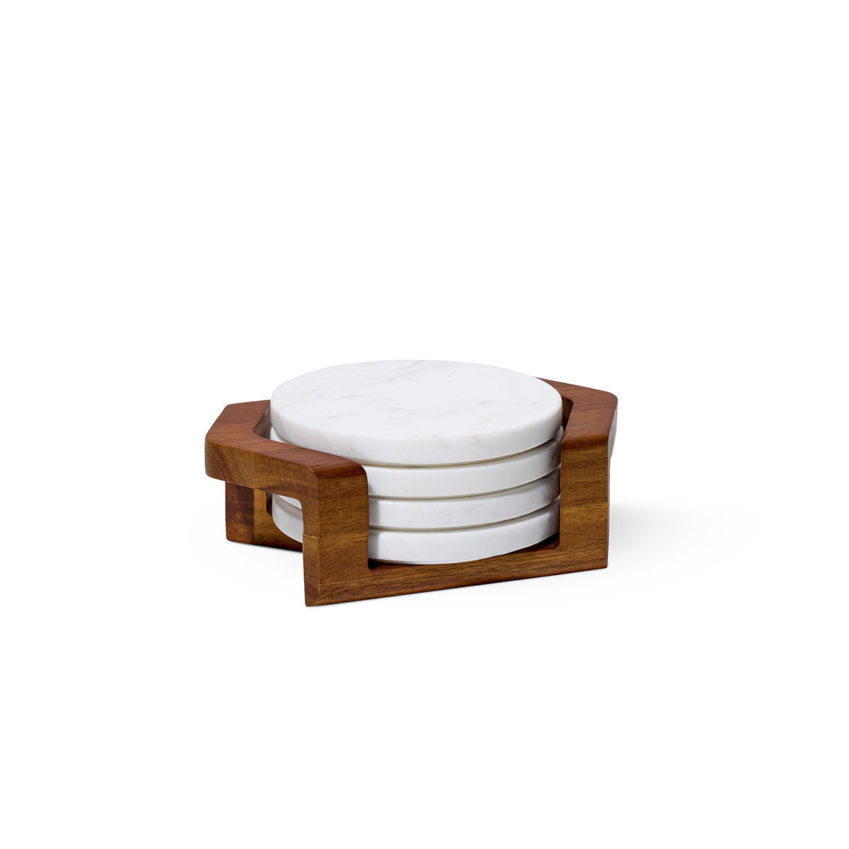 Chevron Coaster Set w/Holder