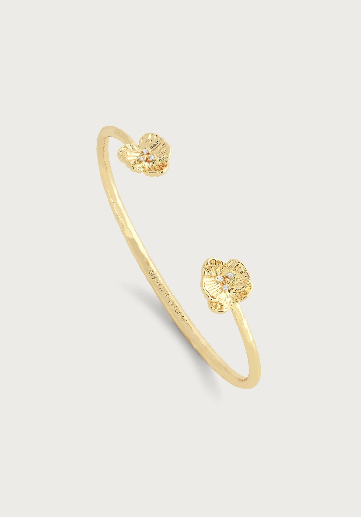 Orchid Gold Bangle