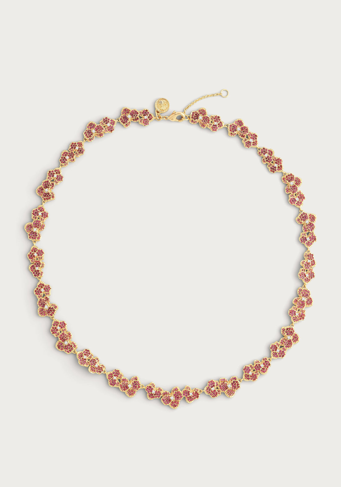 Orchid Pavé Necklace