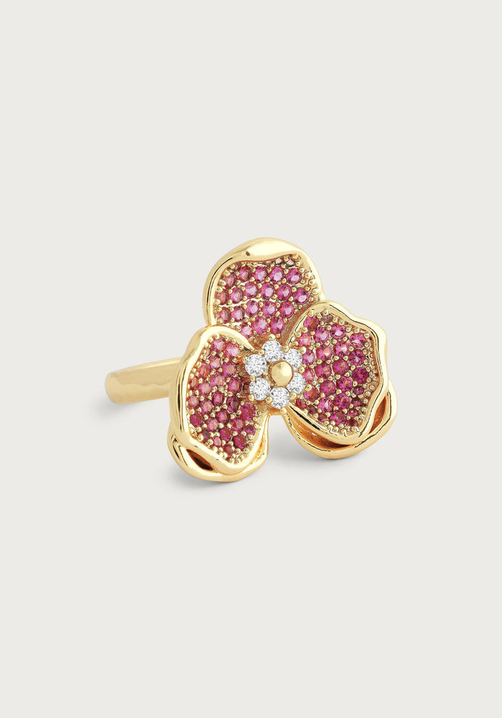 Orchid Pavé Ring