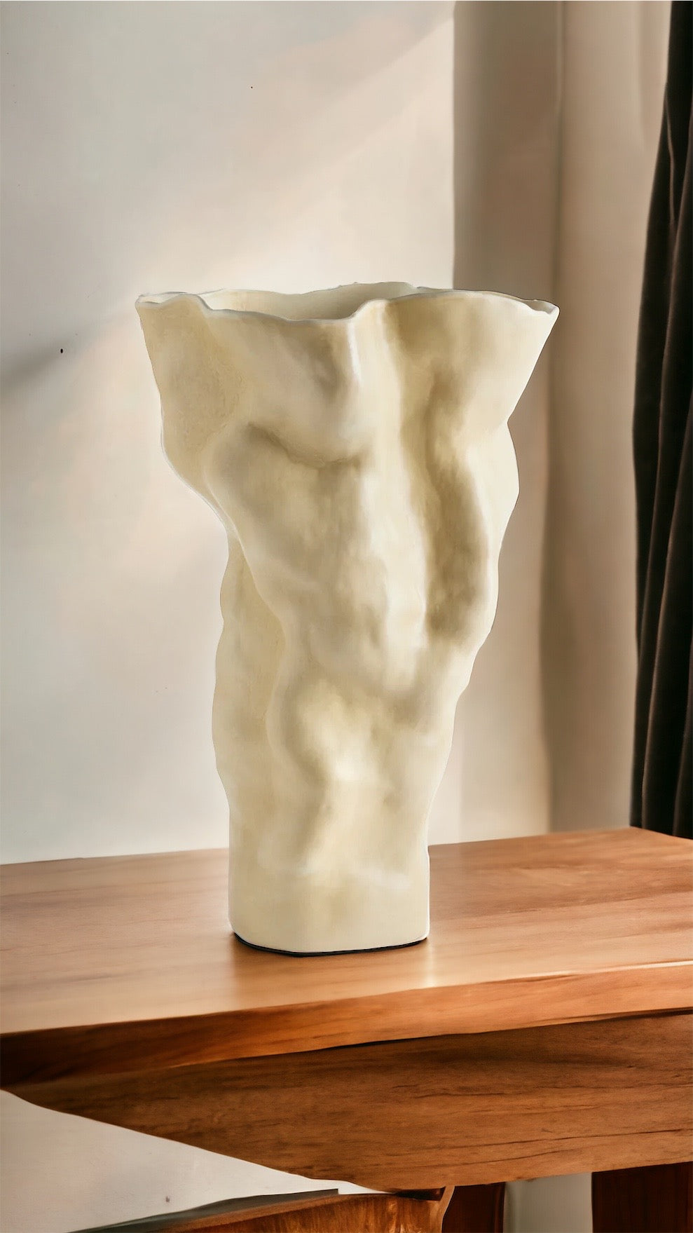 Timna Vase - Tall - Latte