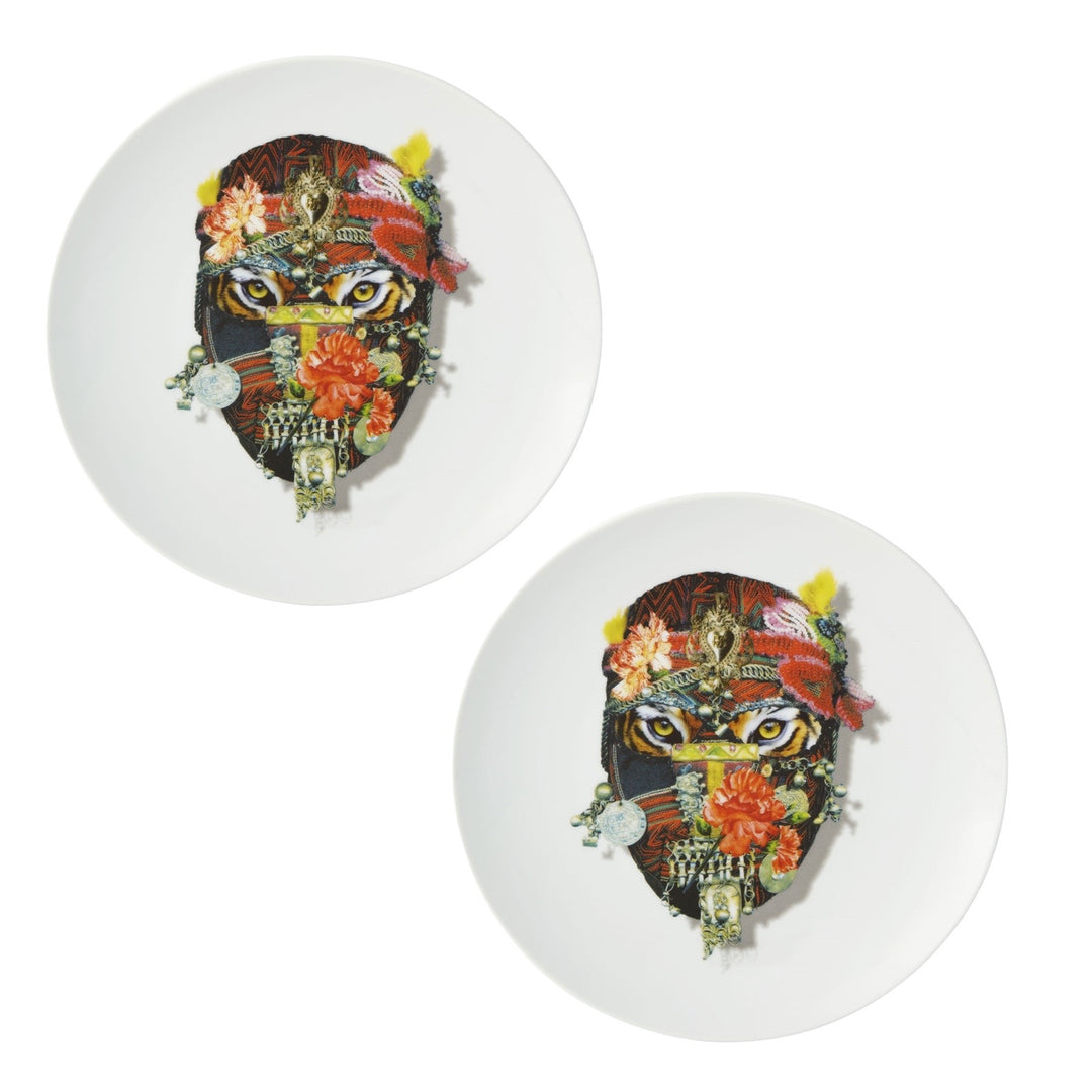 Love Who You Want Mister Tiger Dessert Plate Set Of 2
